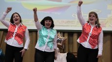Агитбригады профсоюза образования на пьедестале почета