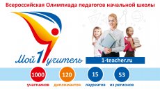 Приглашаем педагогов принять участие в олимпиаде «Мой первый учитель» 