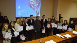 Поблагодарили профактив за работу с первокурсниками