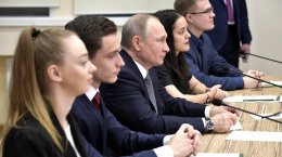 Студенты КФУ встретились с Путиным