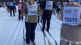  Ветераны КНИТУ пробежали на лыжах 2020 метров